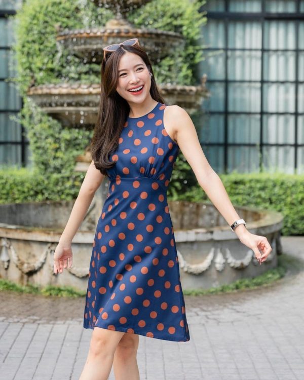 Ligam - Đầm chấm bi SANA MACIE DRESS 5